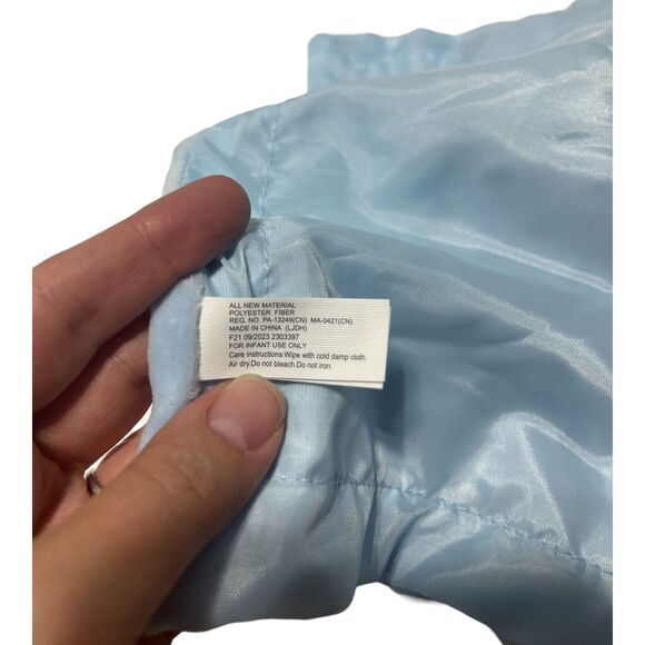 NWT Parent’s Choice My 1st Easter Bunny Blue Baby Lovey Security Blanket Walmart - Picture 3 of 6